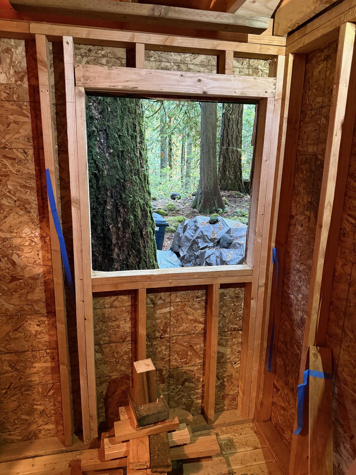 Window area framing
