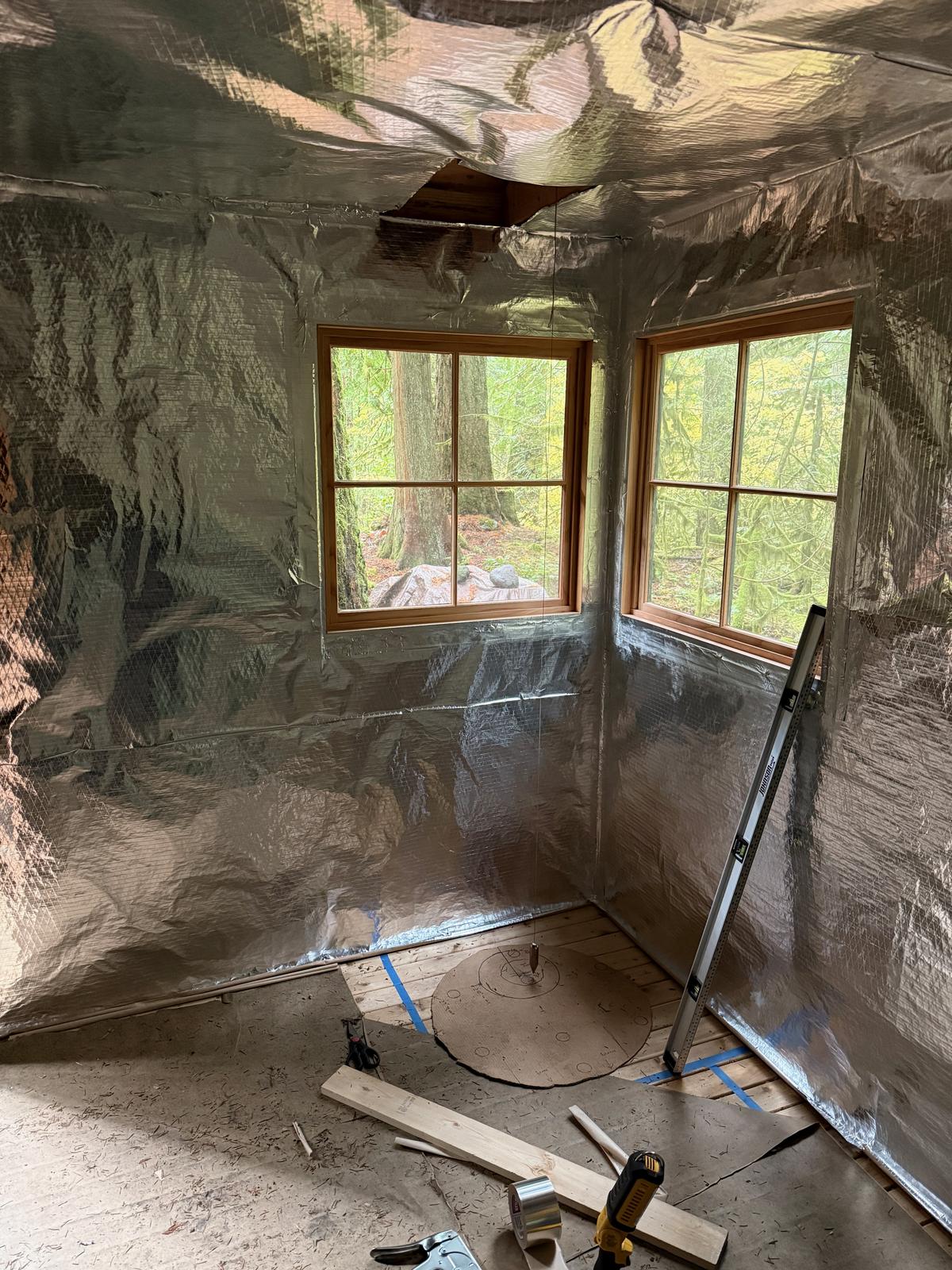 Vapor barrier detail