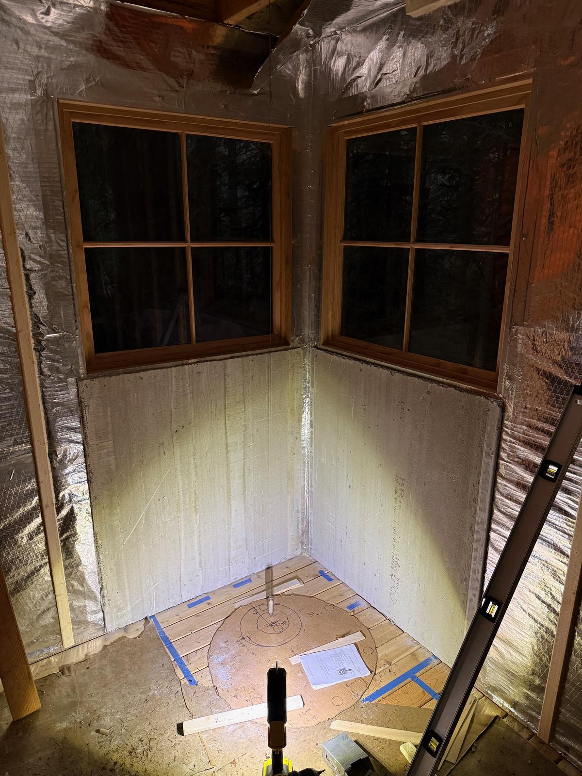 Durock and stove template