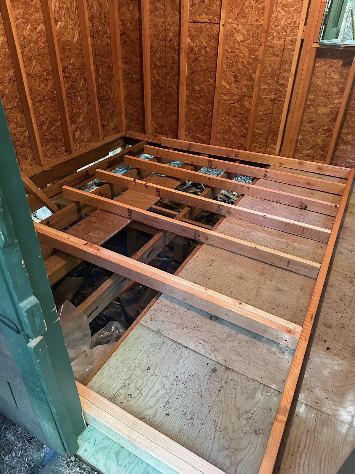 New joist framing