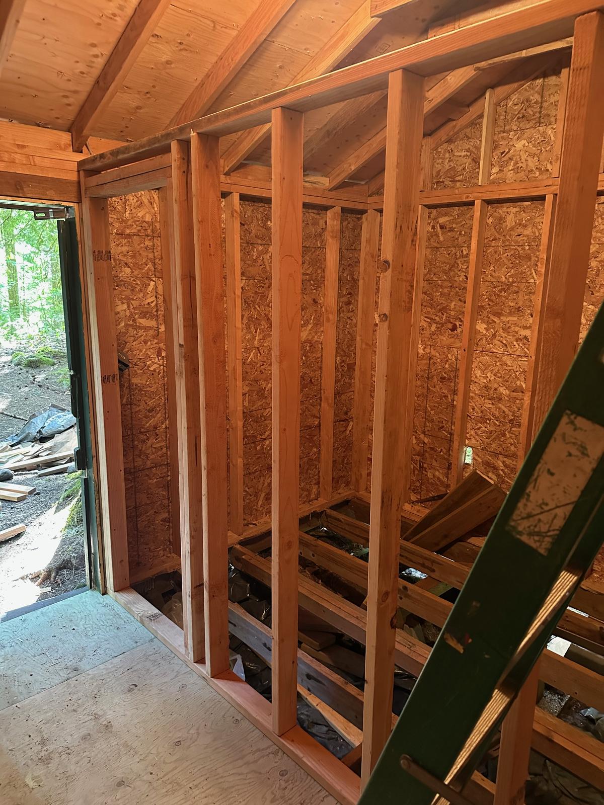 Stud layout and blocking