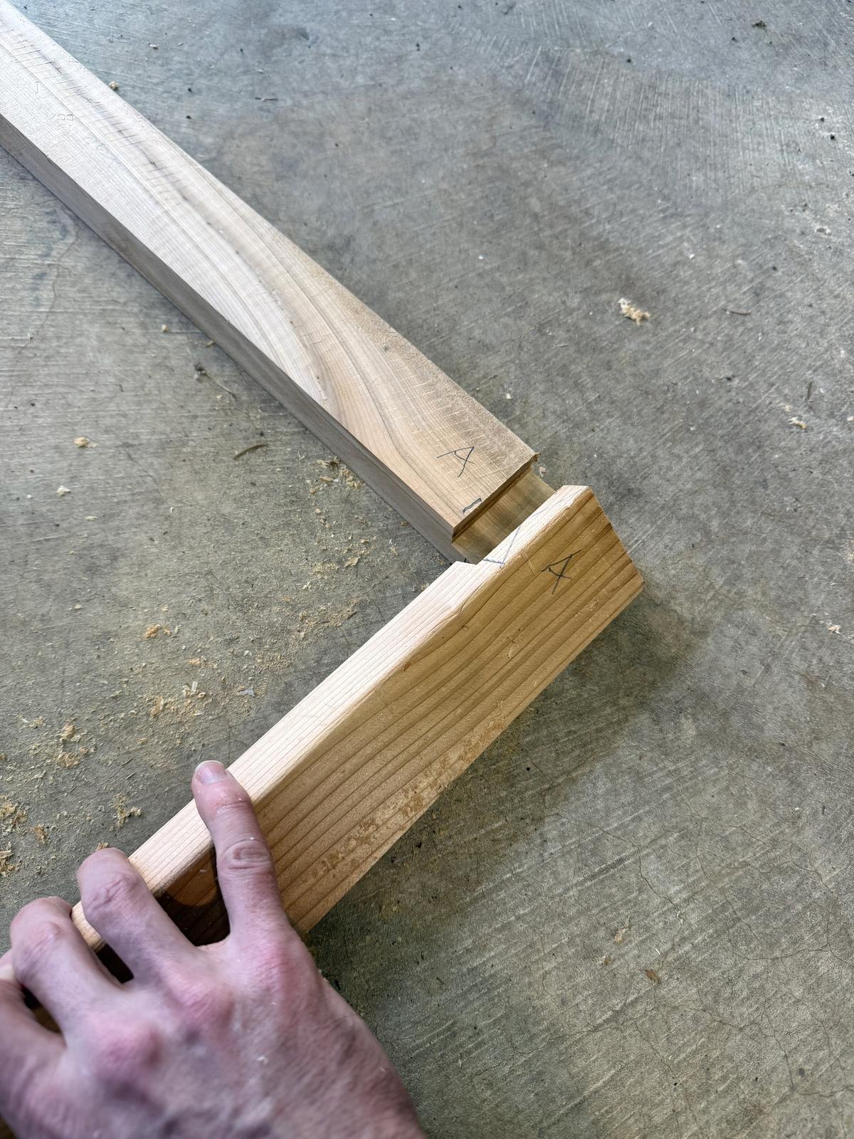 Lap joint cutting