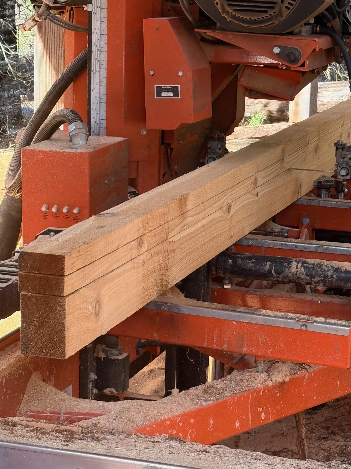 Mill cutting 2x material