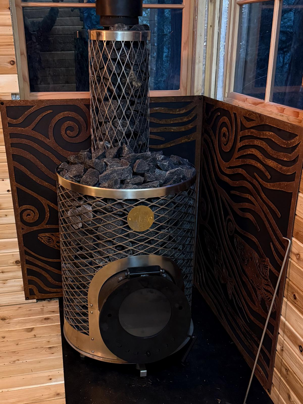 Stove and heat shield