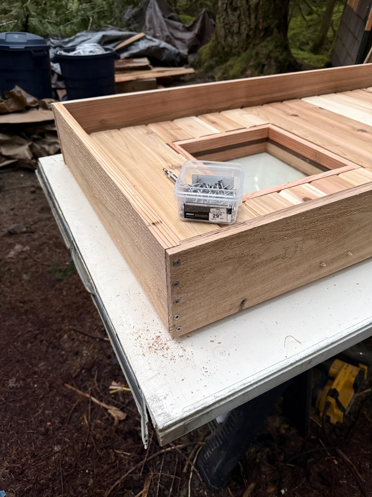 Fully assembled door frame