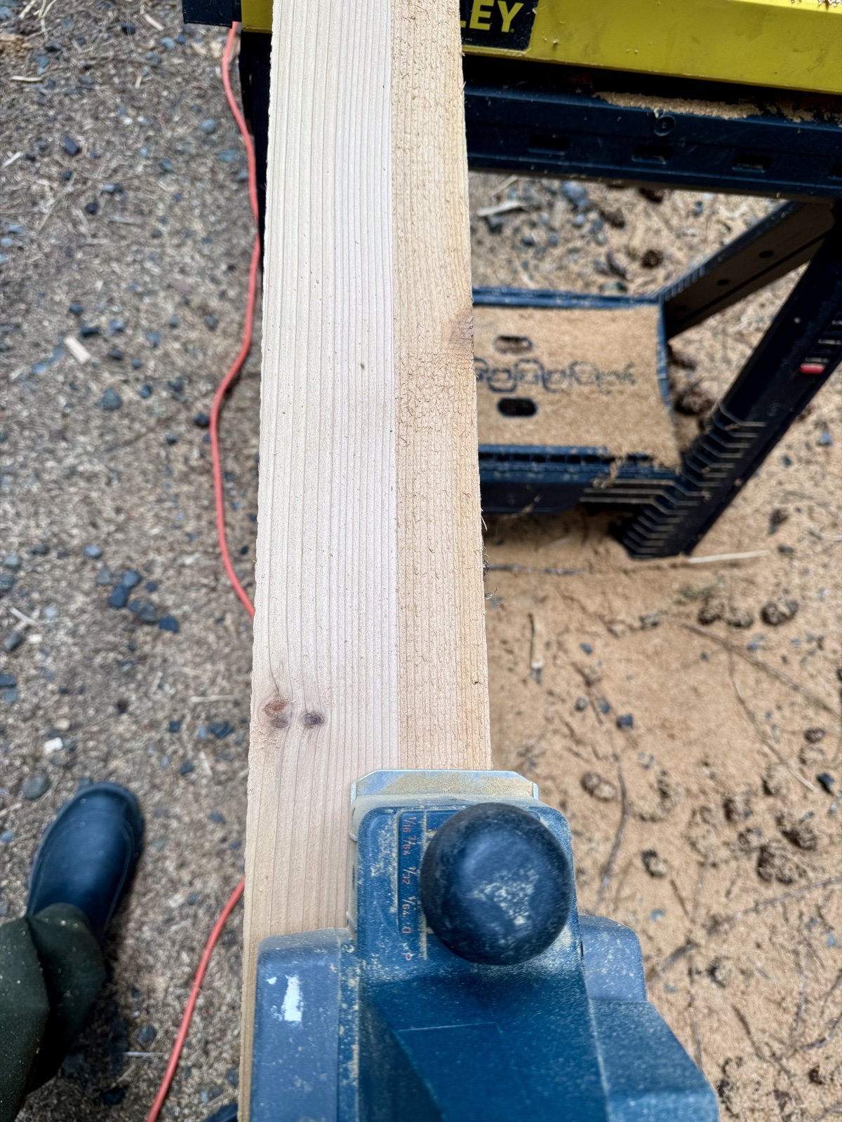Planing 2x material